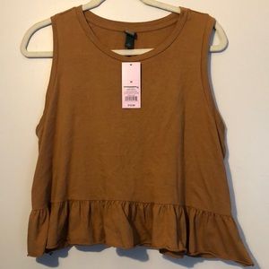NWT Wild Fable Peplum tank